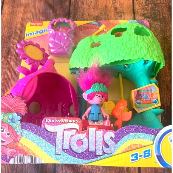 DreamWorks Trolls Imaginext Treehouse Playset By Fisher-Price - Picture 1 of 5